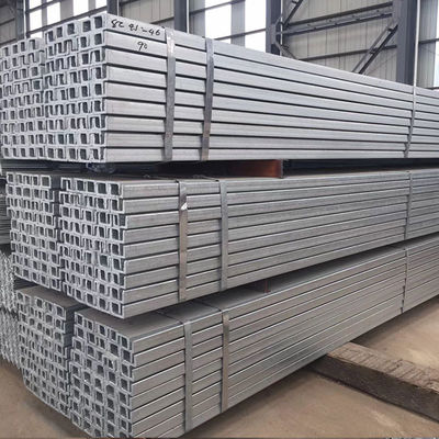 Hot Rolled Steel Channel U Iron Bar For Construction 6mm-13mm Thickness