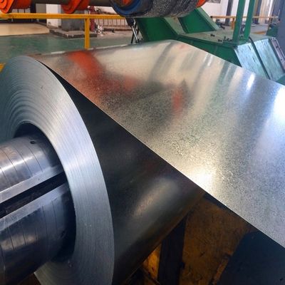 ASTM A525 A40 A60 G60 G90 Galvanized Steel Coil Regular Spangle Coating Application