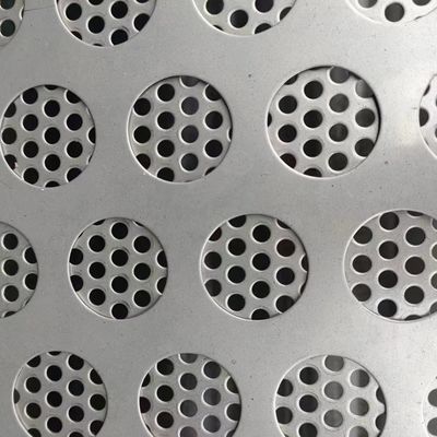 A36 Perforated Galvanized Steel Sheet 5mm 10mm Customized Hole Size Polish Surface